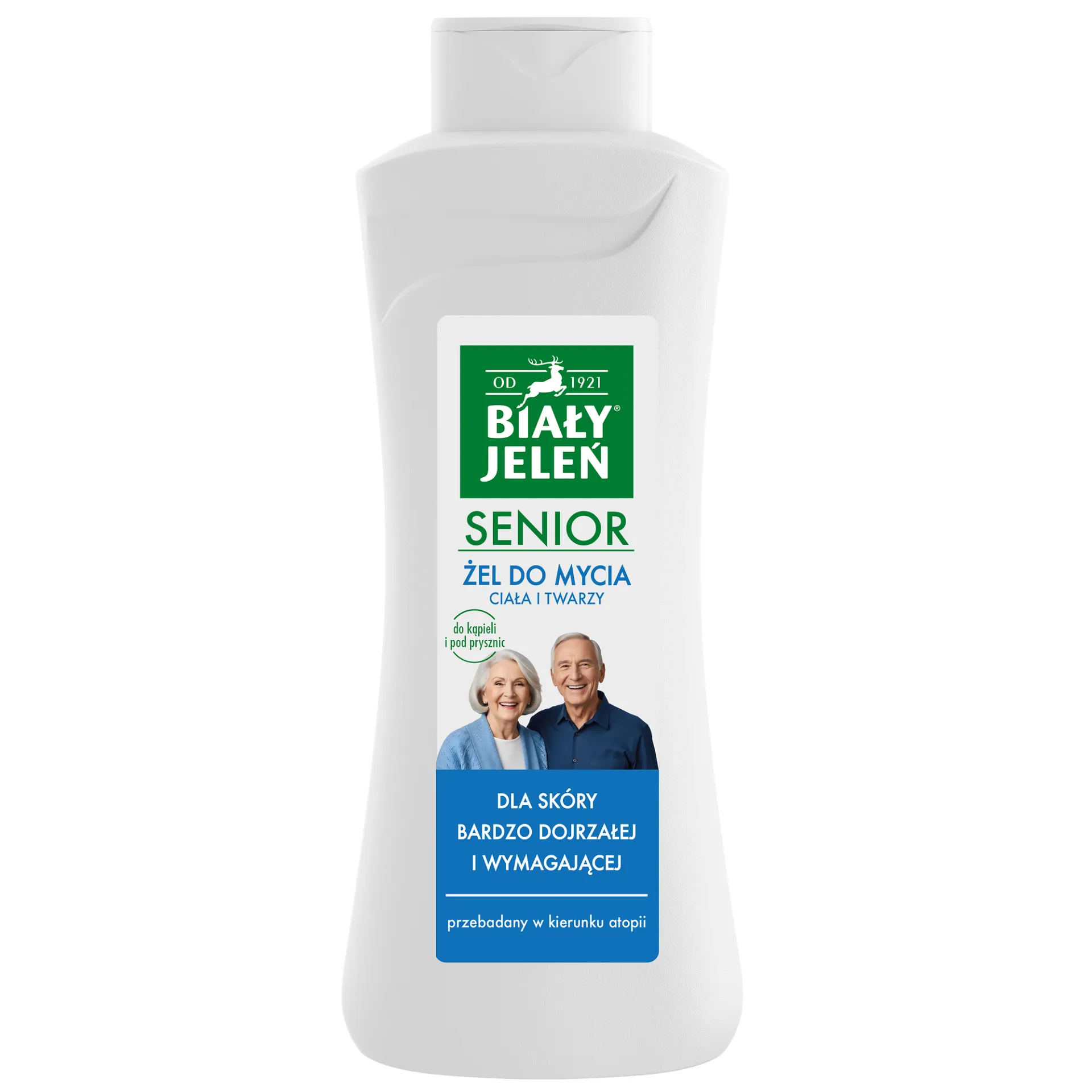Biały Jeleń, żel do mycia ciała i twarzy Senior, 750 ml