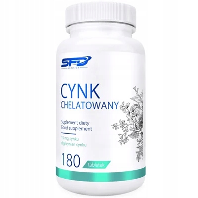 SFD Cynk Chelatowany, tabletki, 180 sztuk