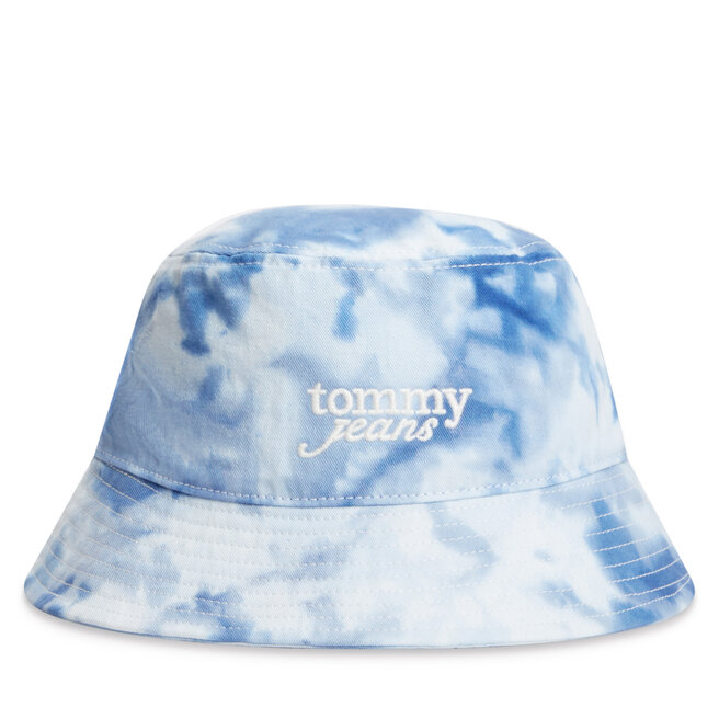 Kapelusz Tommy Jeans Bucket Tiedye AW0AW18834 Niebieski