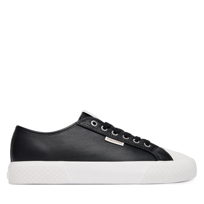 Trampki Calvin Klein Vulc Lace Up Low Lth HW0HW03077 Czarny