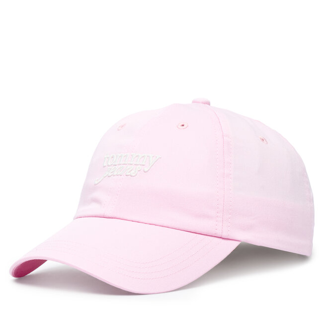 Czapka z daszkiem Tommy Jeans AW0AW18358 Różowy jasny