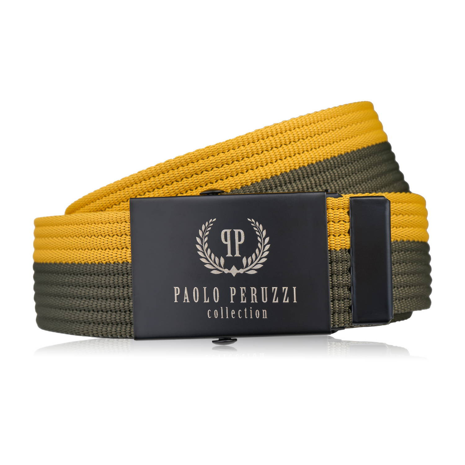 Pasek do spodni unisex 115 cm pasek parciany z klamrą dwukolorowy PW-31-115