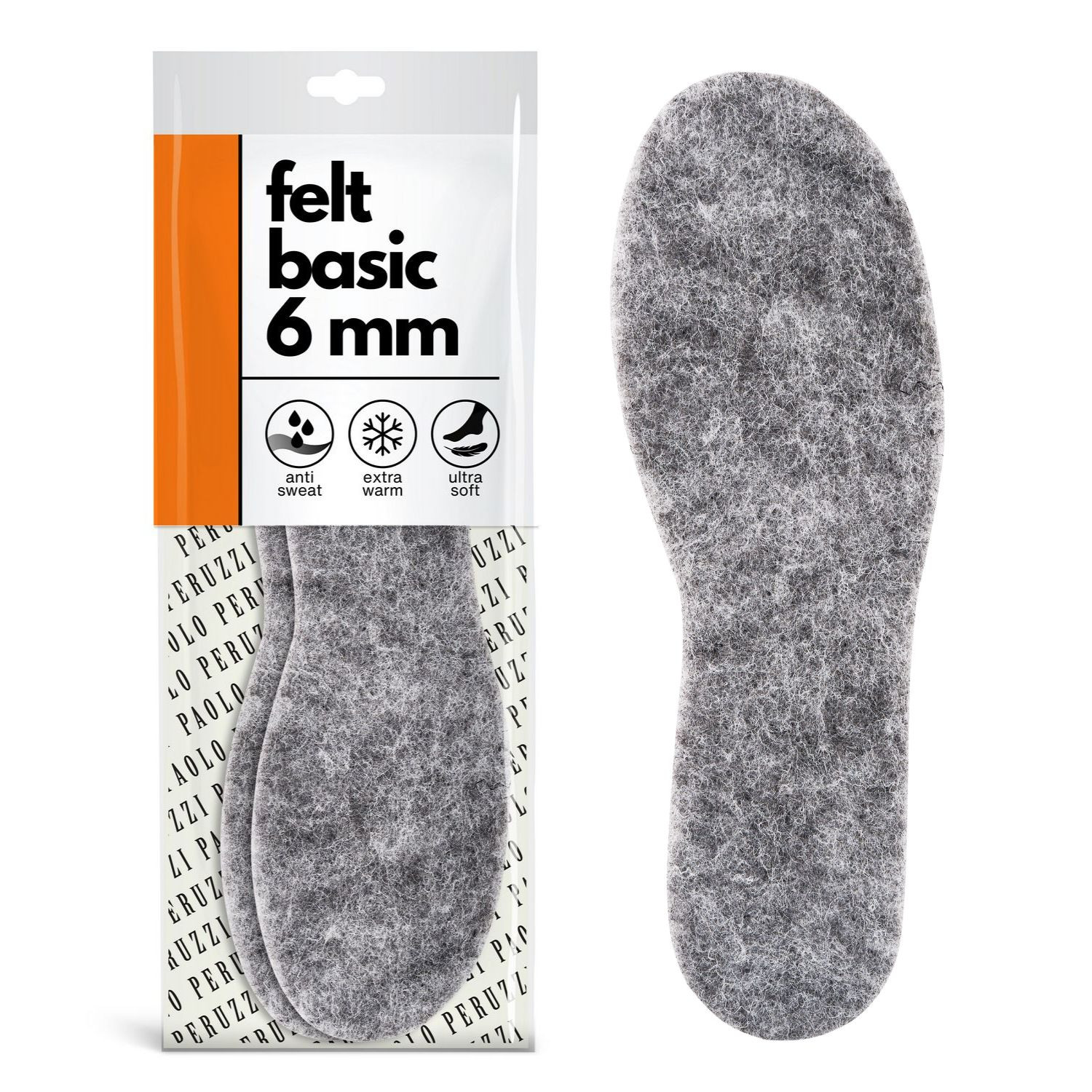 R. 40 - Wkładki filcowe Felt Basic 6mm Paolo Peruzzi 01W40