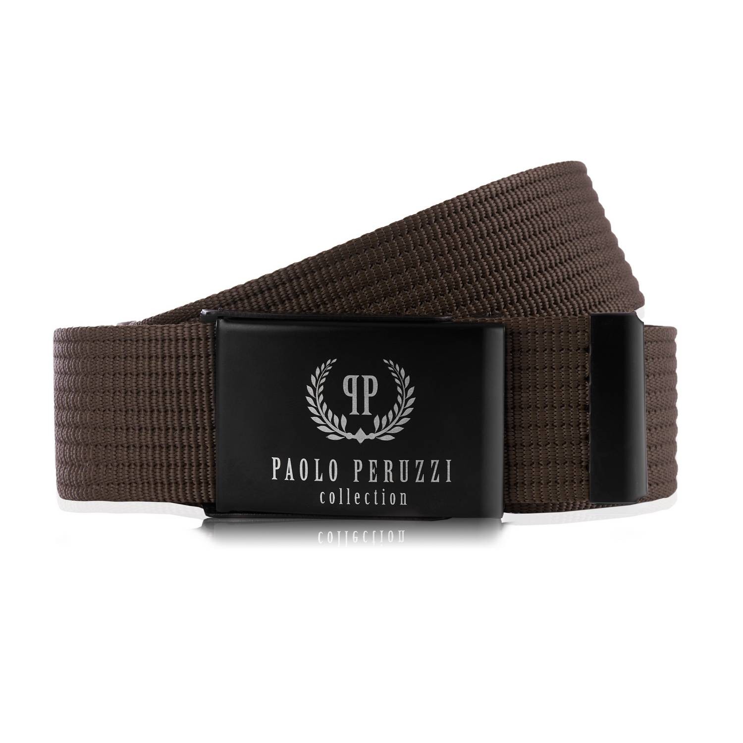 Pasek męski 105 cm do spodni brązowy PW-26-105