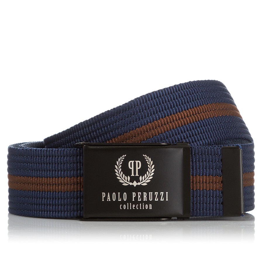 Pasek męski parciany 115 cm Paolo Peruzzi pasek do jeansów męski PW-14-115