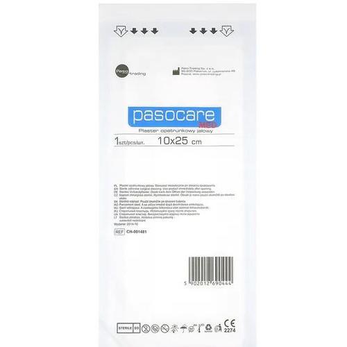 Pasocare Med Plaster opatrunkowy jałowy 10cmx25cm, 1szt.