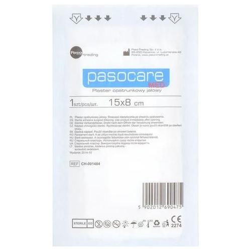 Pasocare Med Plaster opatrunkowy jałowy 15cmx8cm, 1szt.