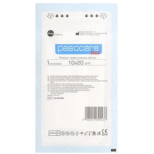 Pasocare Med Plaster opatrunkowy jałowy 10cmx20cm, 1szt.