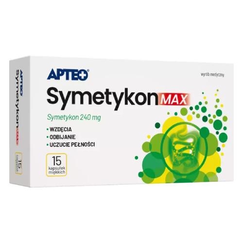 APTEO Symetykon Max 240 mg, 15 kaps.