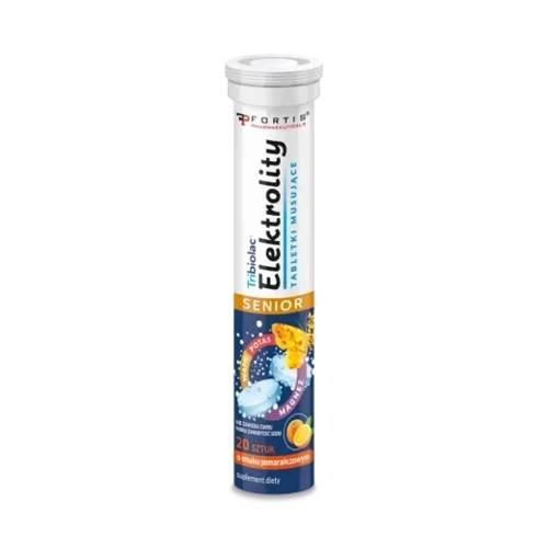 TRIBIOLAC Elektrolity Senior, 20 tabletek musujących