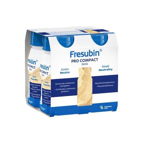 Fresubin Pro Compact smak neutralny, 4 x 125 ml - żywność specjalnego przeznaczenia medycznego