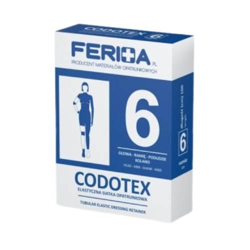 Codotex Siatka opatrunkowa elastyczna nr 6, 1 szt.