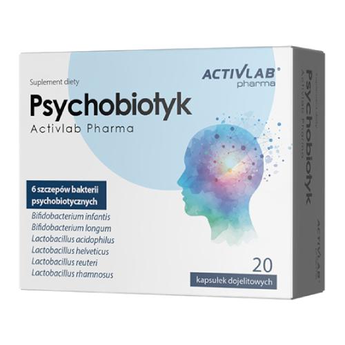 Activlab Pharma Psychobiotyk, 20 kaps. dojelitowych