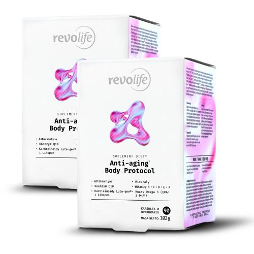 Zestaw Revolife Anti-aging Body Protocol, 2 x 90 kapsułek