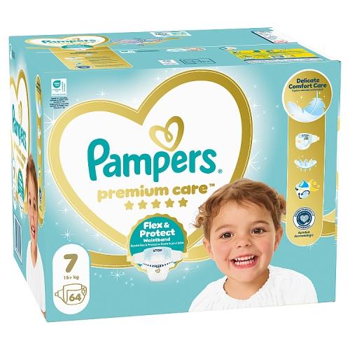 Pampers Premium Care 7 Pieluchy dla dzieci, 64 szt.