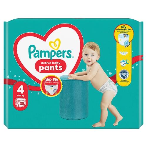 Pampers Active Baby Pants 4 Pieluchomajtki dla dzieci, 35 szt.