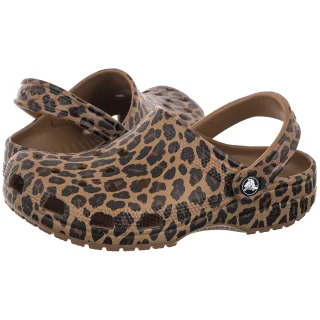 Klapki Classic Animal Clog Sepia/Leopard 211800-2LD (CR437-a) Crocs