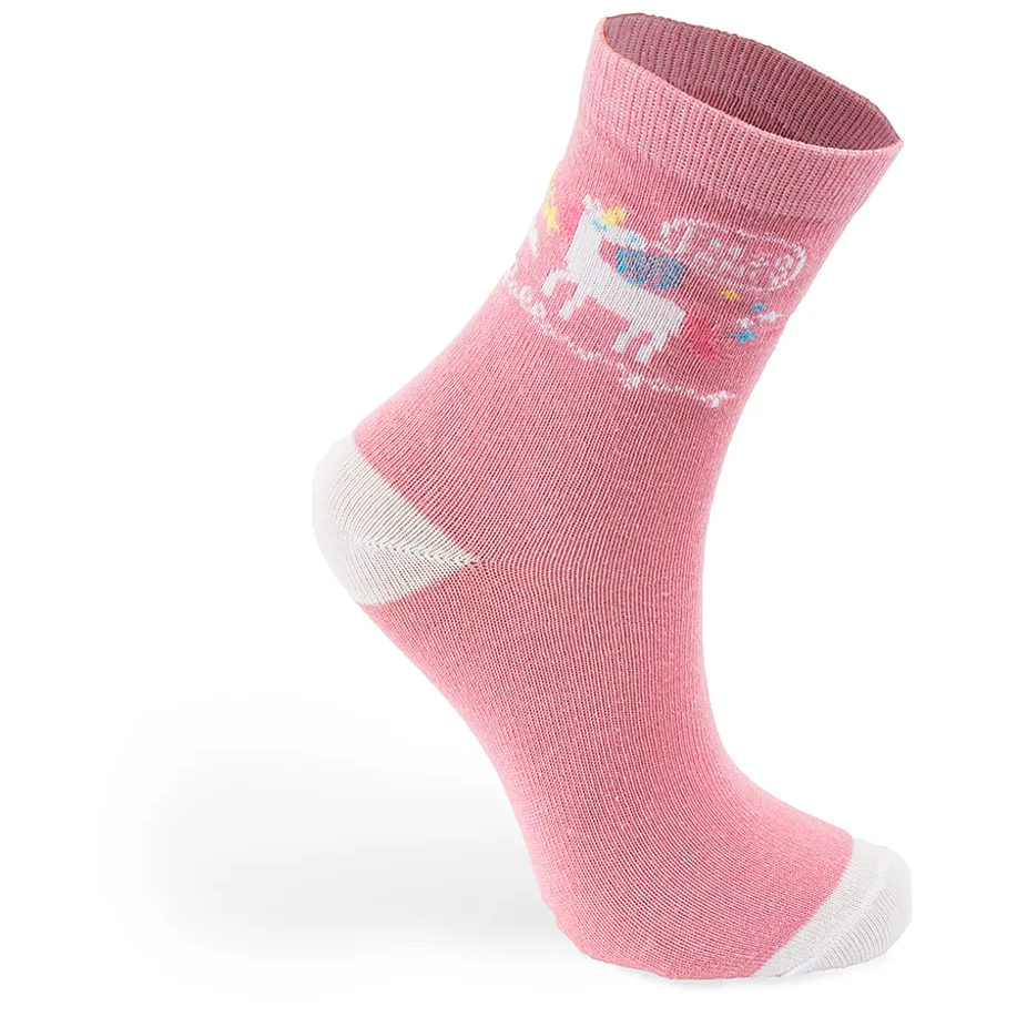 Skarpety dziecięce Pidilidi 3pack PD0127-01 Rozmiar skarpet: 35-37 / Kolor: różowy