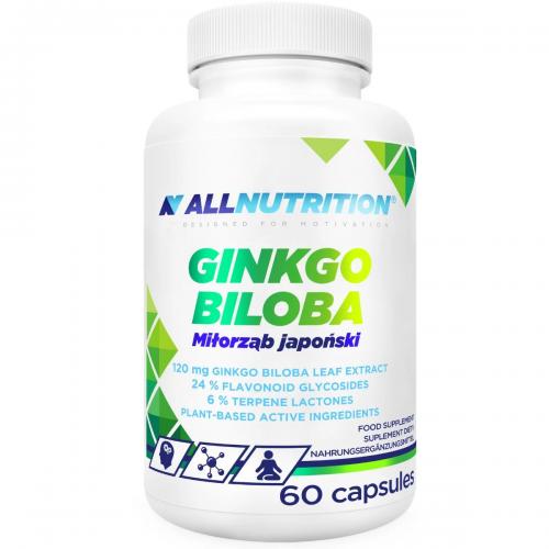 Allnutrition Ginkgo Biloba Miłorząb japoński, 60 kaps.