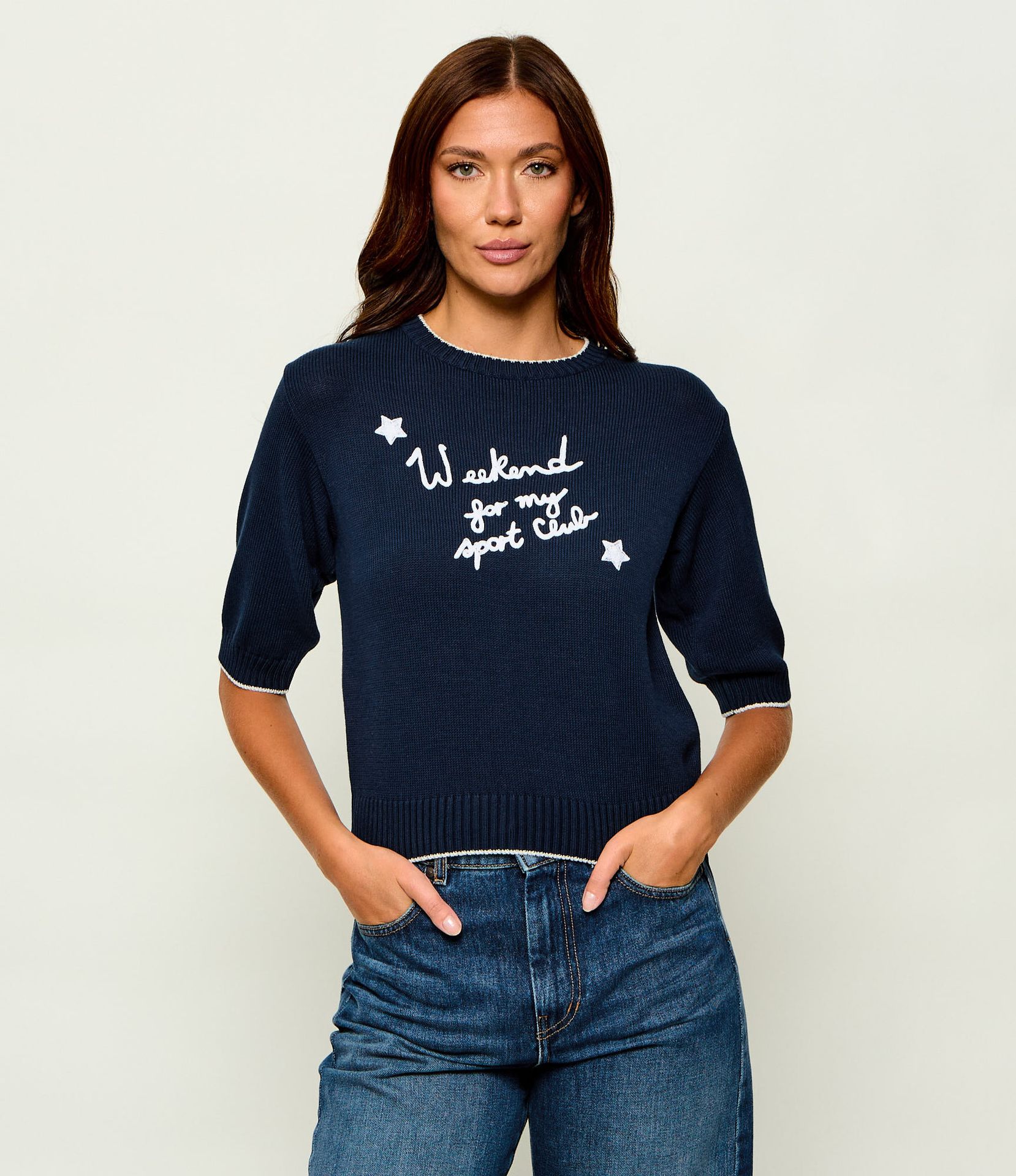 Weekend MaxMara Sweter Wkdfiacre Cropped Fit