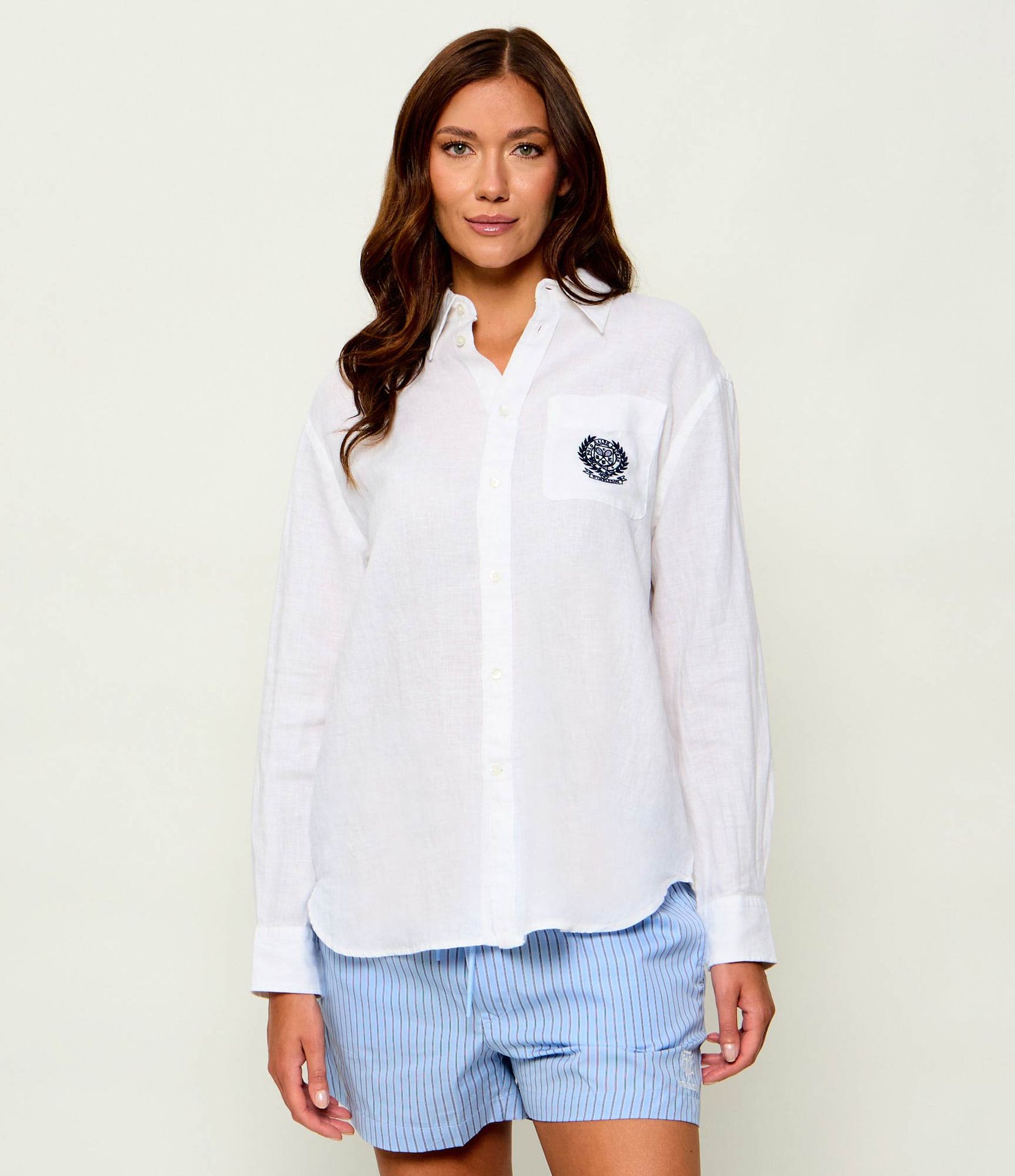 POLO RALPH LAUREN Lniana koszula Polo Ralph Lauren x Wimbledon Loose fit