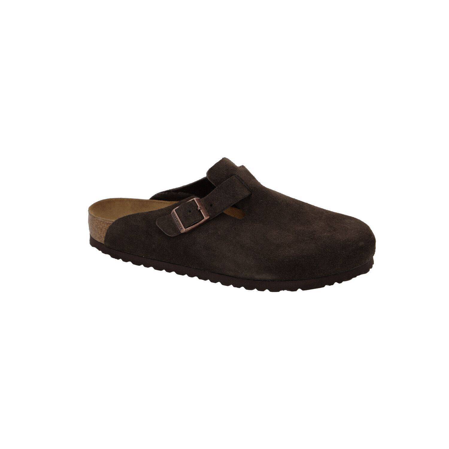 Birkenstock Skórzane klapki BOSTON BS