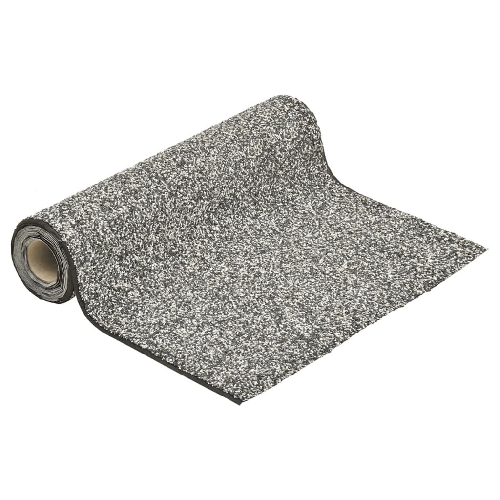 VidaXL Wykładzina do oczka wodnego, z kamyczkami, szara, 600x100 cm
