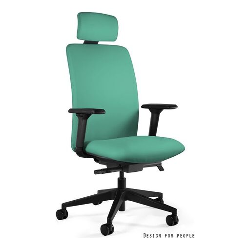 Unique Fotel ergonomiczny ELI ekoskóra Zielony