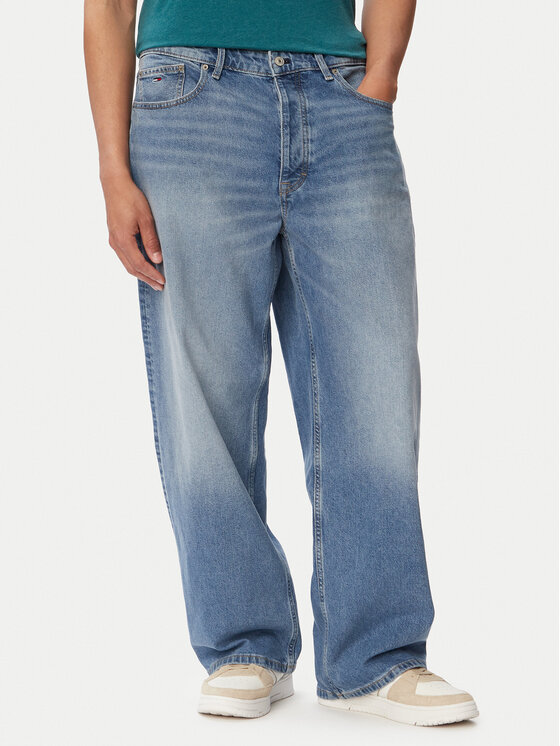 Tommy Jeans Jeansy Theo Baggy DM0DM23738 Niebieski Loose Fit