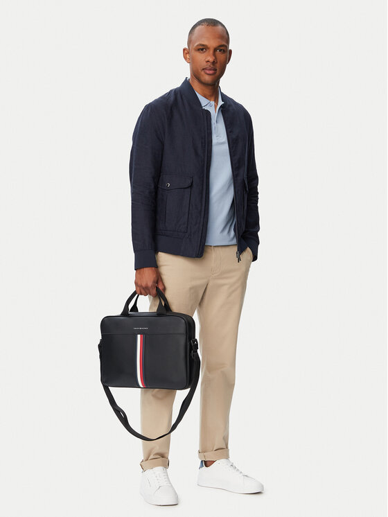 Tommy Hilfiger Torba na laptopa Th Metro Computer Bag AM0AM14517 Czarny