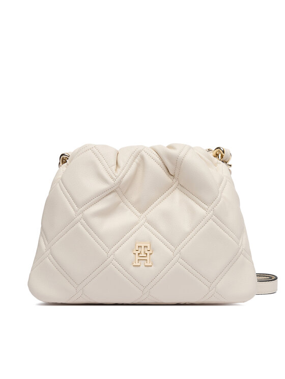 Tommy Hilfiger Torebka Th Feminine Mini Crossover AW0AW18718 Kremowy