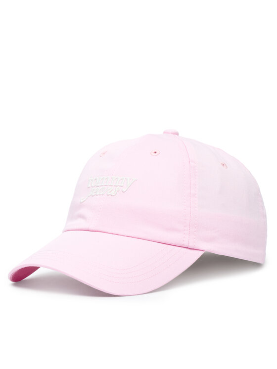 Tommy Jeans Czapka z daszkiem AW0AW18358 Różowy jasny