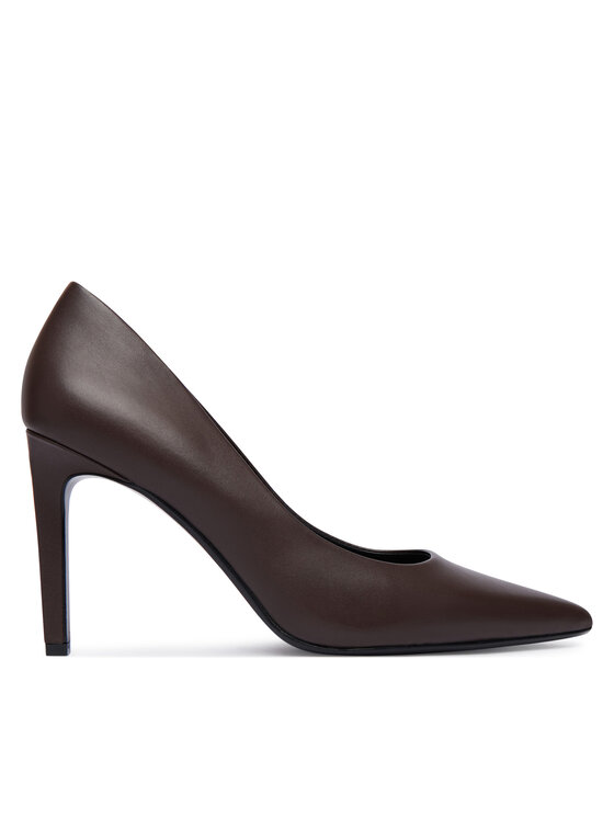 Calvin Klein Szpilki Ess Stiletto 90 HW0HW02608 Brązowy