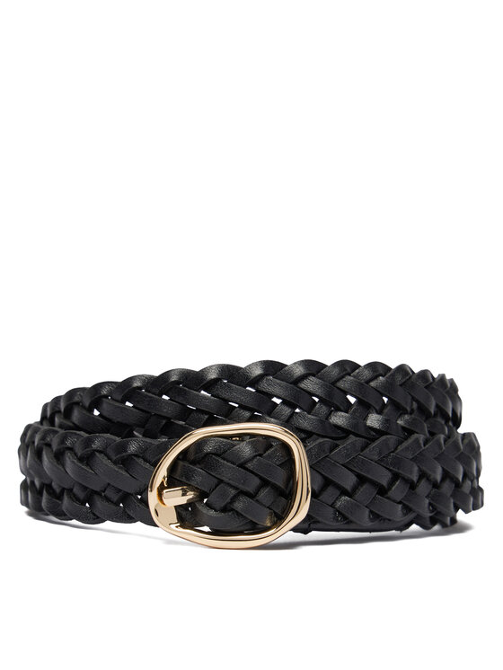 Tommy Hilfiger Pasek Th Sculpt 2.0 Woven AW0AW18696 Czarny