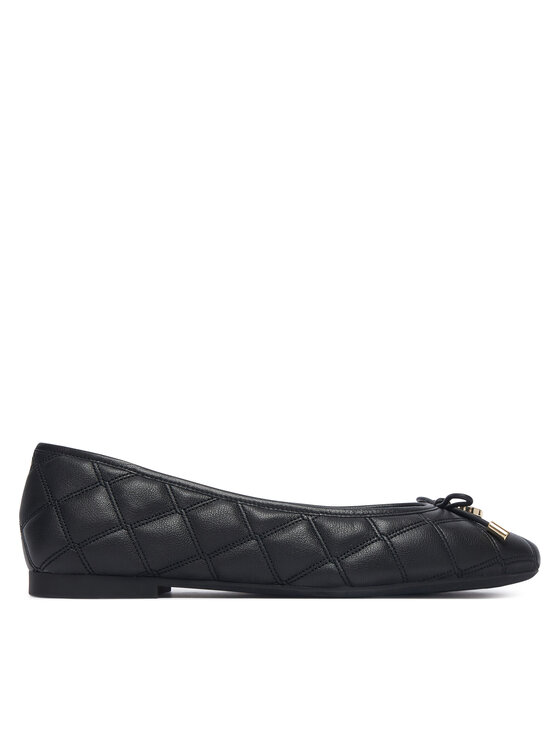 Tommy Hilfiger Baleriny Charm Quilted Ballerina FW0FW09503 Czarny