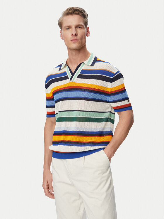 Tommy Hilfiger Polo MW0MW43250 Kolorowy Regular Fit