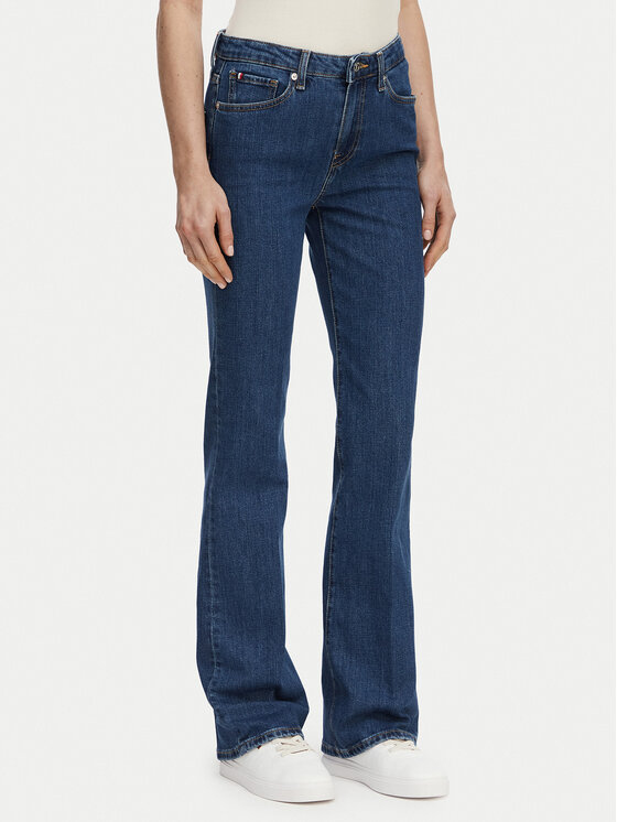 Tommy Hilfiger Jeansy Rian Rw WW0WW49956 Granatowy Bootcut Fit