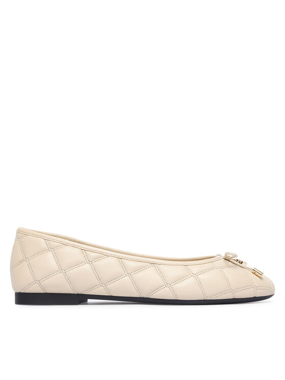 Tommy Hilfiger Baleriny Charm Quilted Ballerina FW0FW09503 Beżowy jasny
