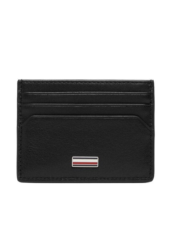 Tommy Hilfiger Etui na karty kredytowe Th Central Cc Holder AM0AM14494 Czarny