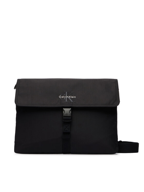 Calvin Klein Saszetka Bold Laptop Sleeve W/ Strap (Nyl LV04D1222G Czarny