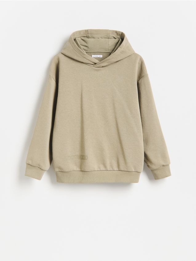 Reserved - Bluza z kapturem - oliwkowy