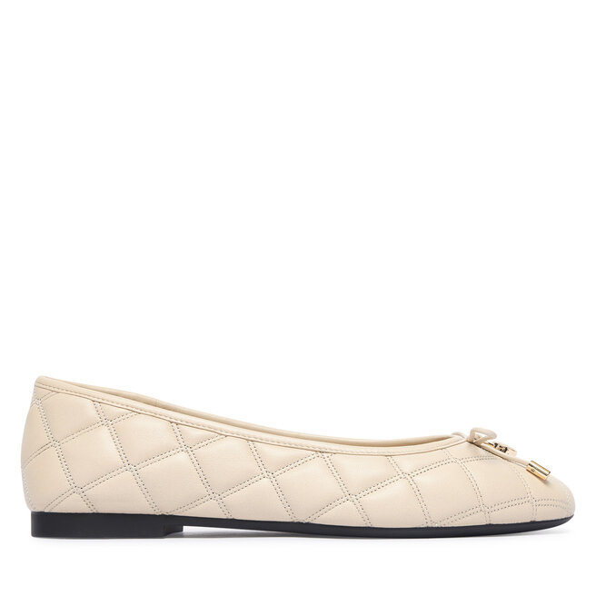 Baleriny Tommy Hilfiger Charm Quilted Ballerina FW0FW09503 Beżowy jasny