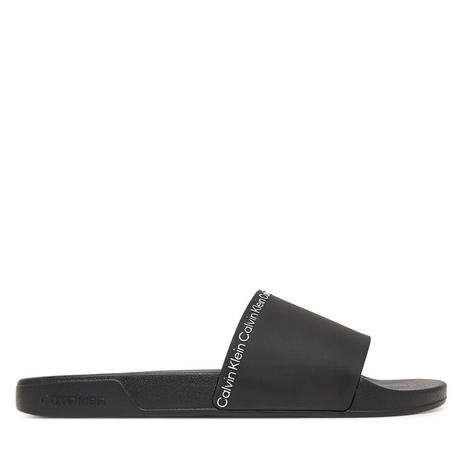 Klapki Calvin Klein Ess Slide Institutional Cv HM0HM02108 Czarny