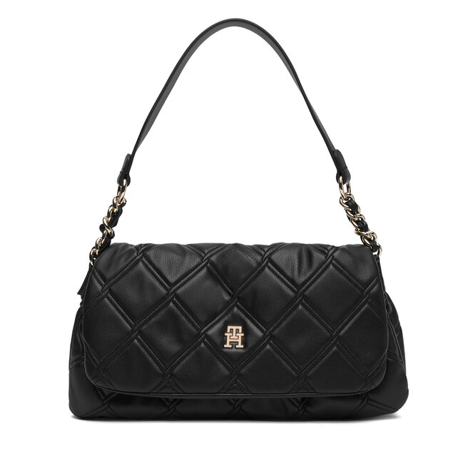 Torebka Tommy Hilfiger Th Feminine Shoulder Bag AW0AW18717 Czarny