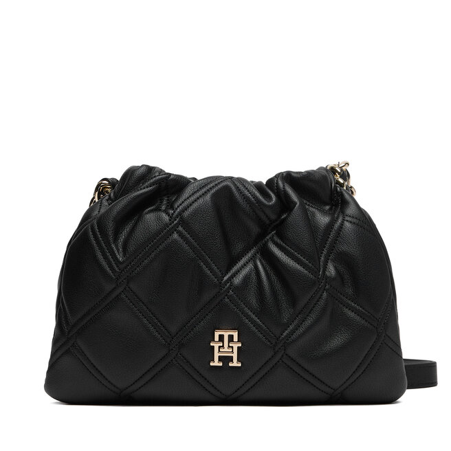 Torebka Tommy Hilfiger Th Feminine Mini Crossover AW0AW18718 Czarny