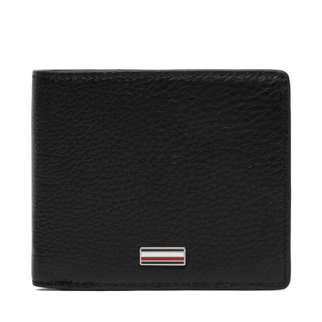 Portfel Tommy Hilfiger Th Central Cc Flap And Coin AM0AM14497 Czarny