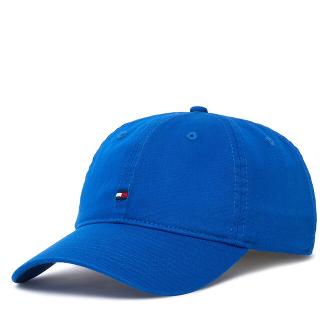 Czapka z daszkiem Tommy Hilfiger Th Flag Soft 6 Panel Cap AM0AM14099 Niebieski