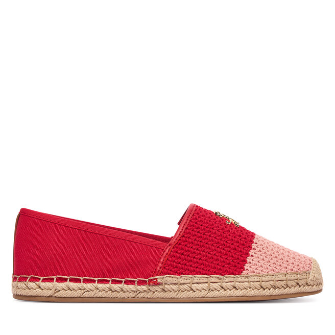 Espadryle Tommy Hilfiger Script Crochet Espadrille FW0FW09502 Czerwony