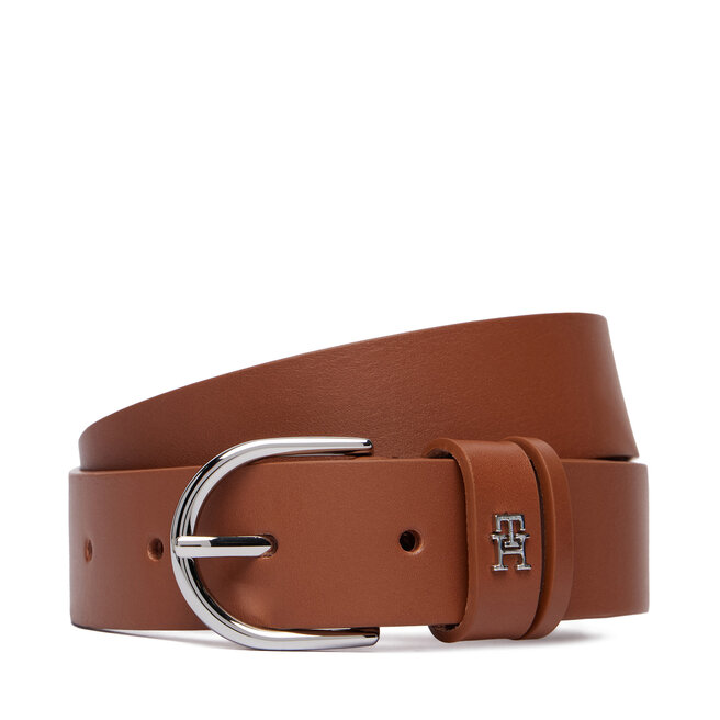 Pasek Tommy Hilfiger Essential Effortless 3.0 Sv AW0AW18688 Brązowy
