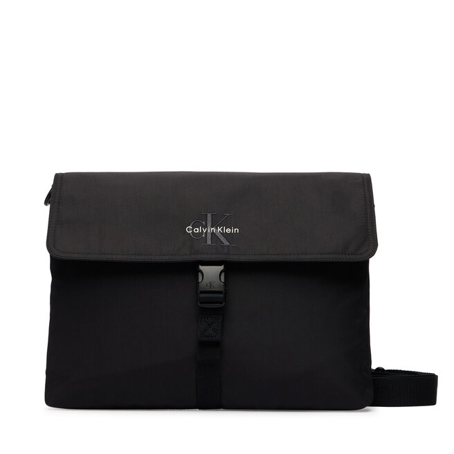 Saszetka Calvin Klein Bold Laptop Sleeve W/ Strap (Nyl LV04D1222G Czarny
